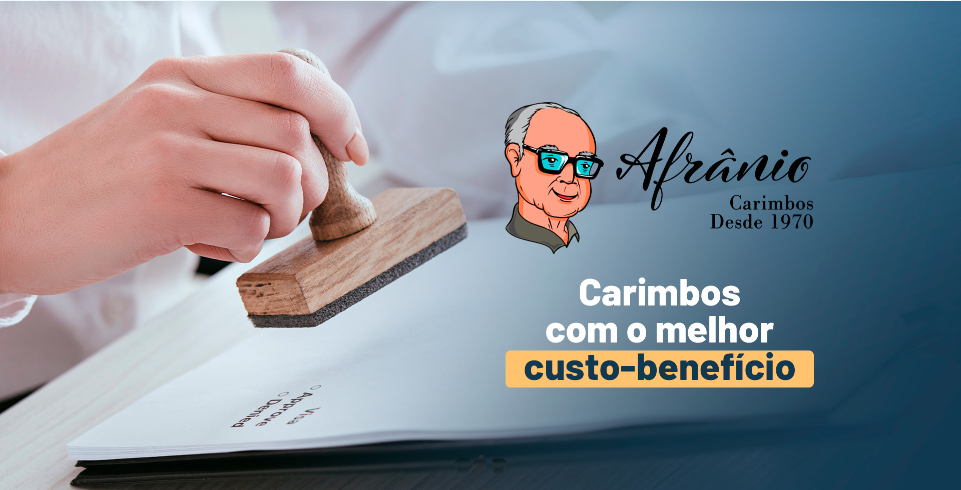 Carimbos com o melhor custo-benefício
