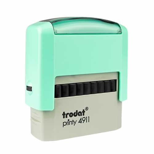 CARIMBO PRINTY 4911 P2 PASTEL VERDE 38X14MM TTD